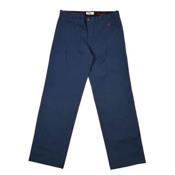 Lesmart Men’s Golf Chino Pants Size 38x32 Blue Red Stretch Relaxed Straight - Picture 1 of 13